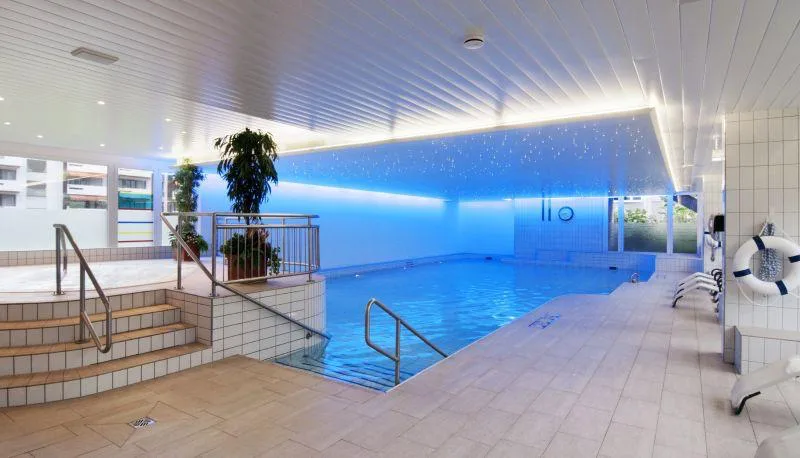 Indoor swimming pool at Crowne Plaza Zurich