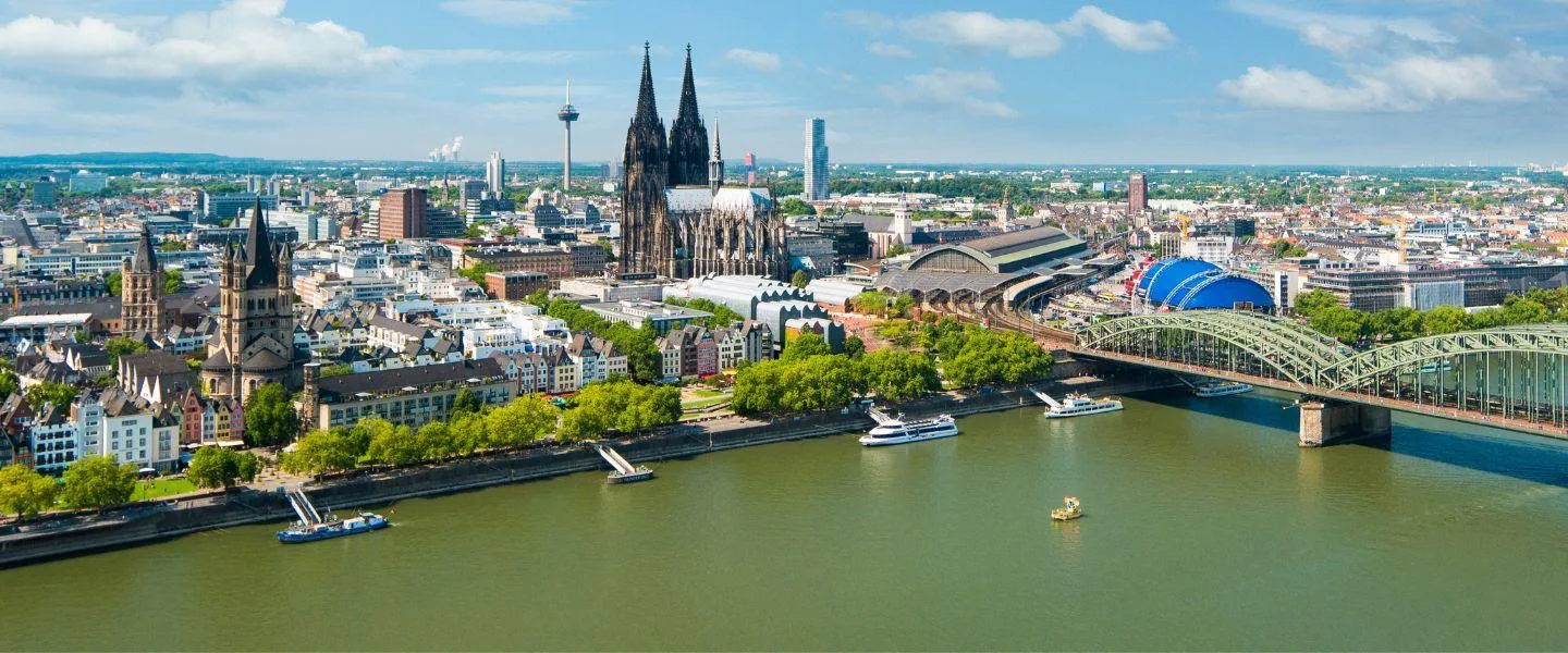 Cologne cityscape in Germany