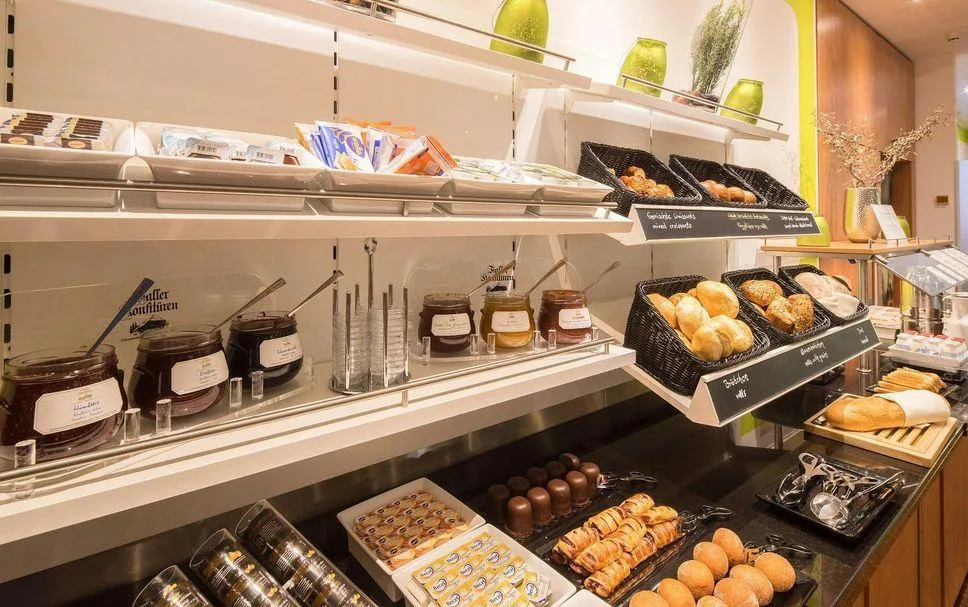 Breakfast setting at Hotel Allegro Cologne