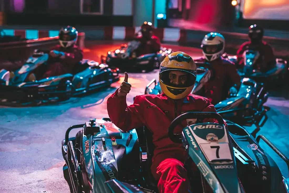 Go-kart racing experience at Kartcenter Cologne