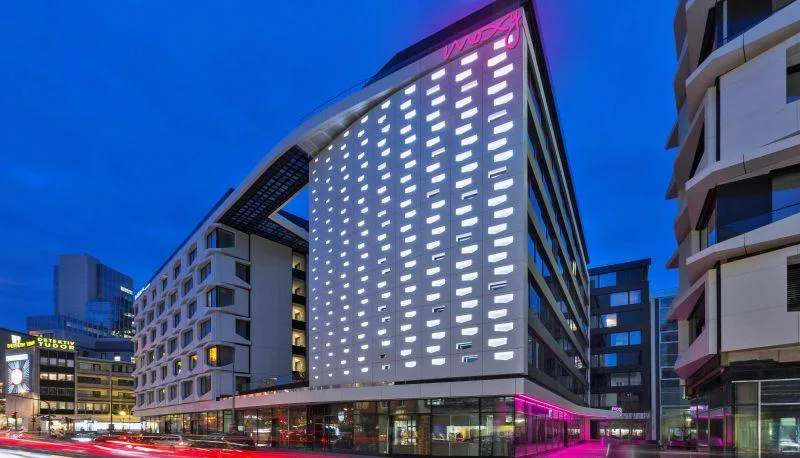 Exterior of Moxy Frankfurt City Center