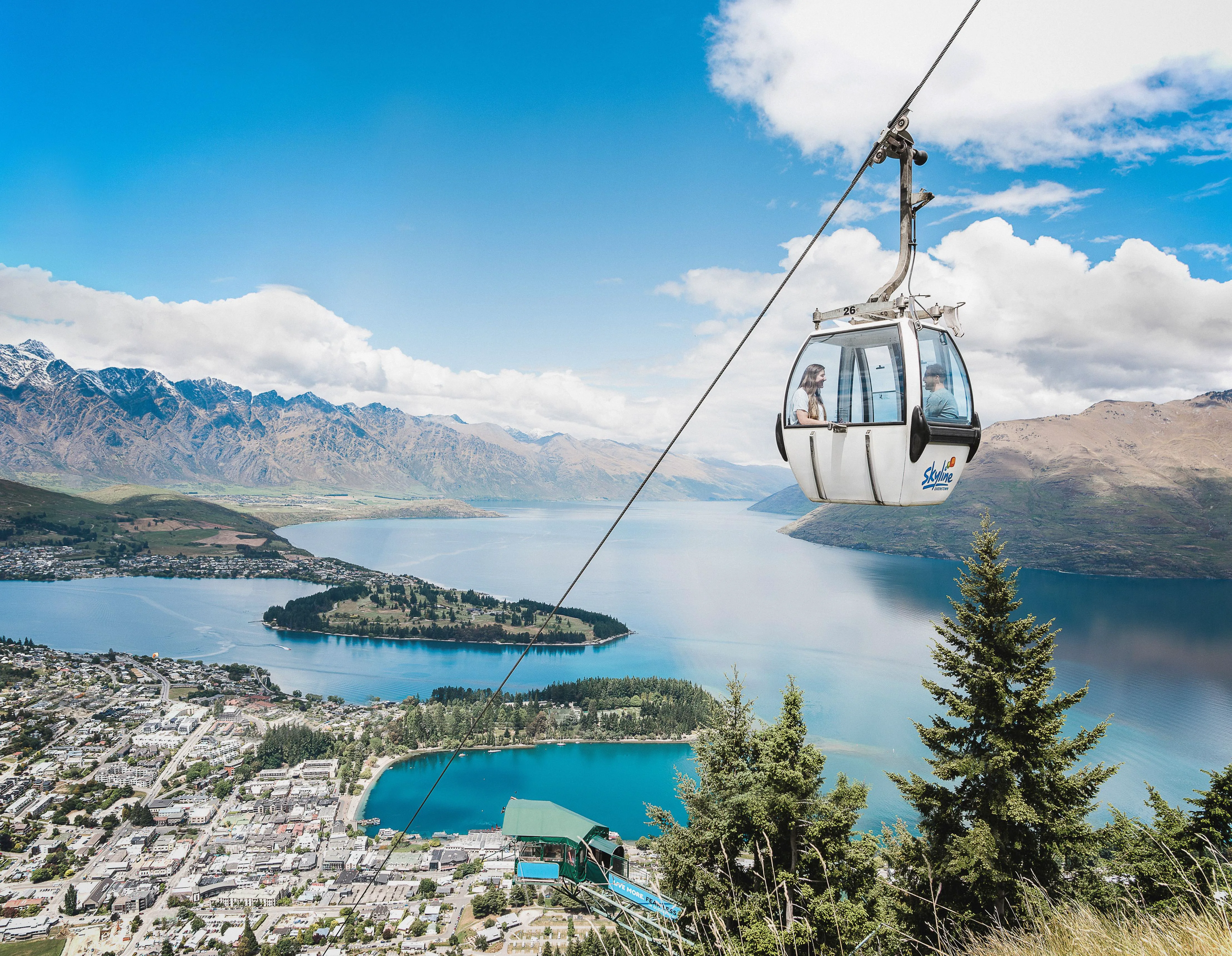 Skyline Gondola overlooking Queenstown