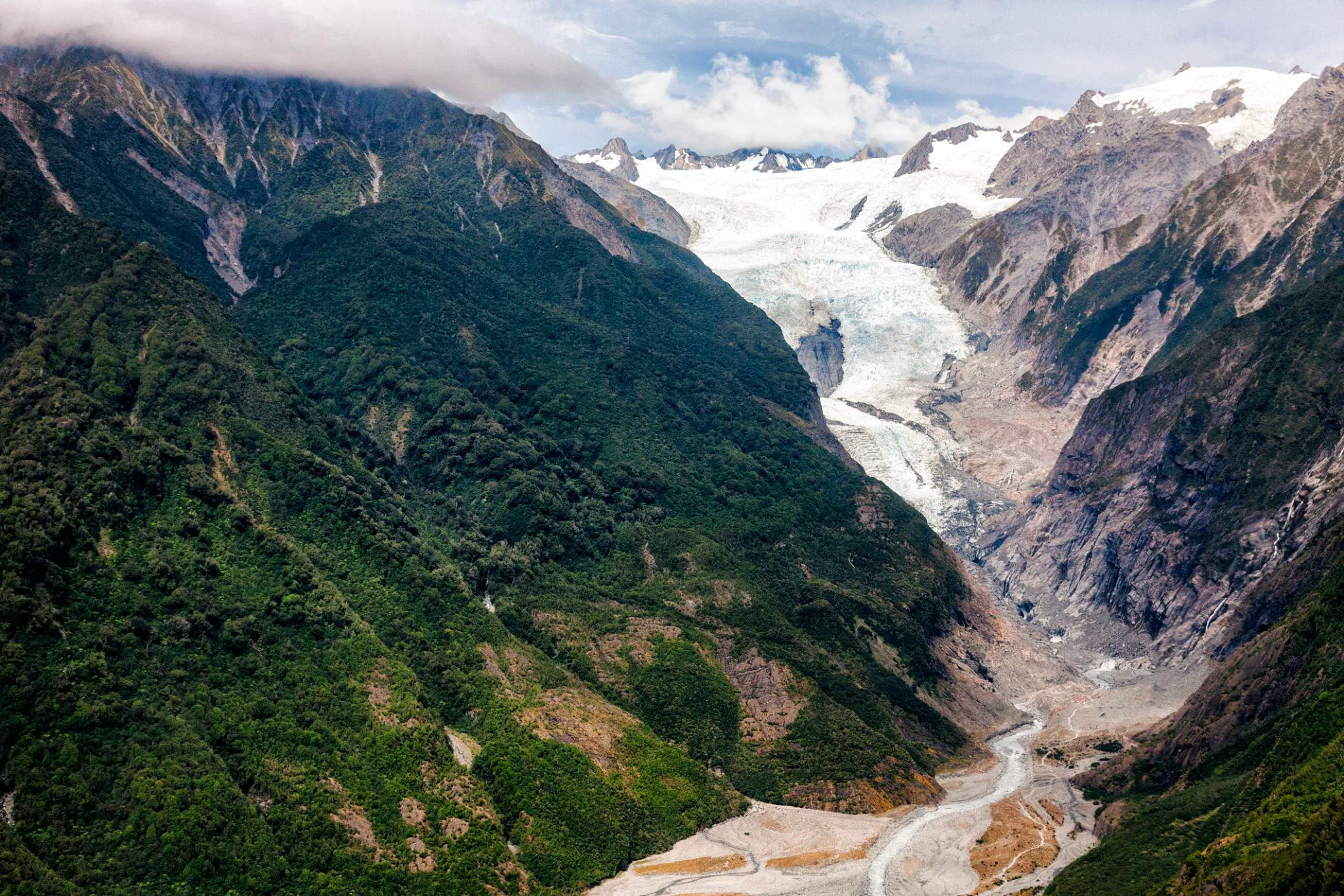 Franz Josef Glacier on New Zealand's South Island
